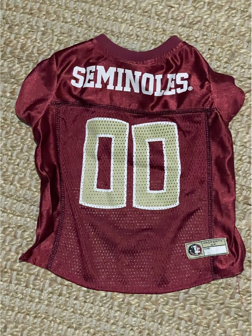 Florida State Seminoles Pet Jersey – Size Medium